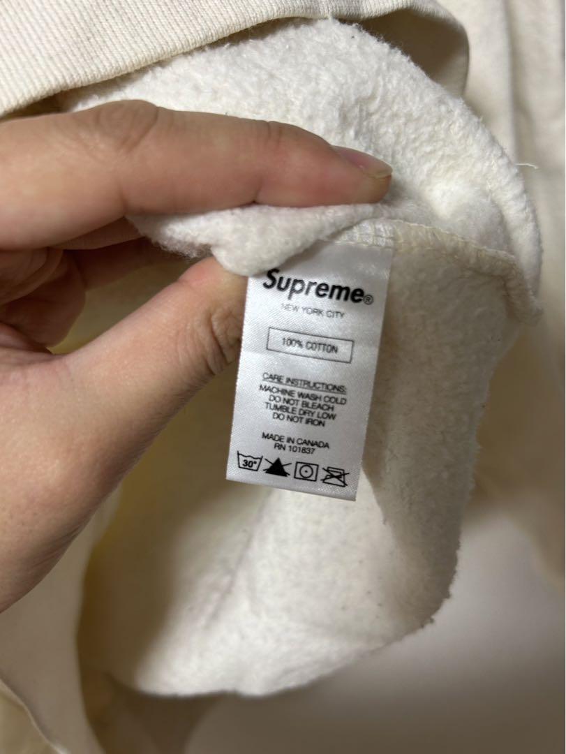 最終値下げSupreme 刺繍ロゴ トレーナー Lサイズ　ボックスロゴ