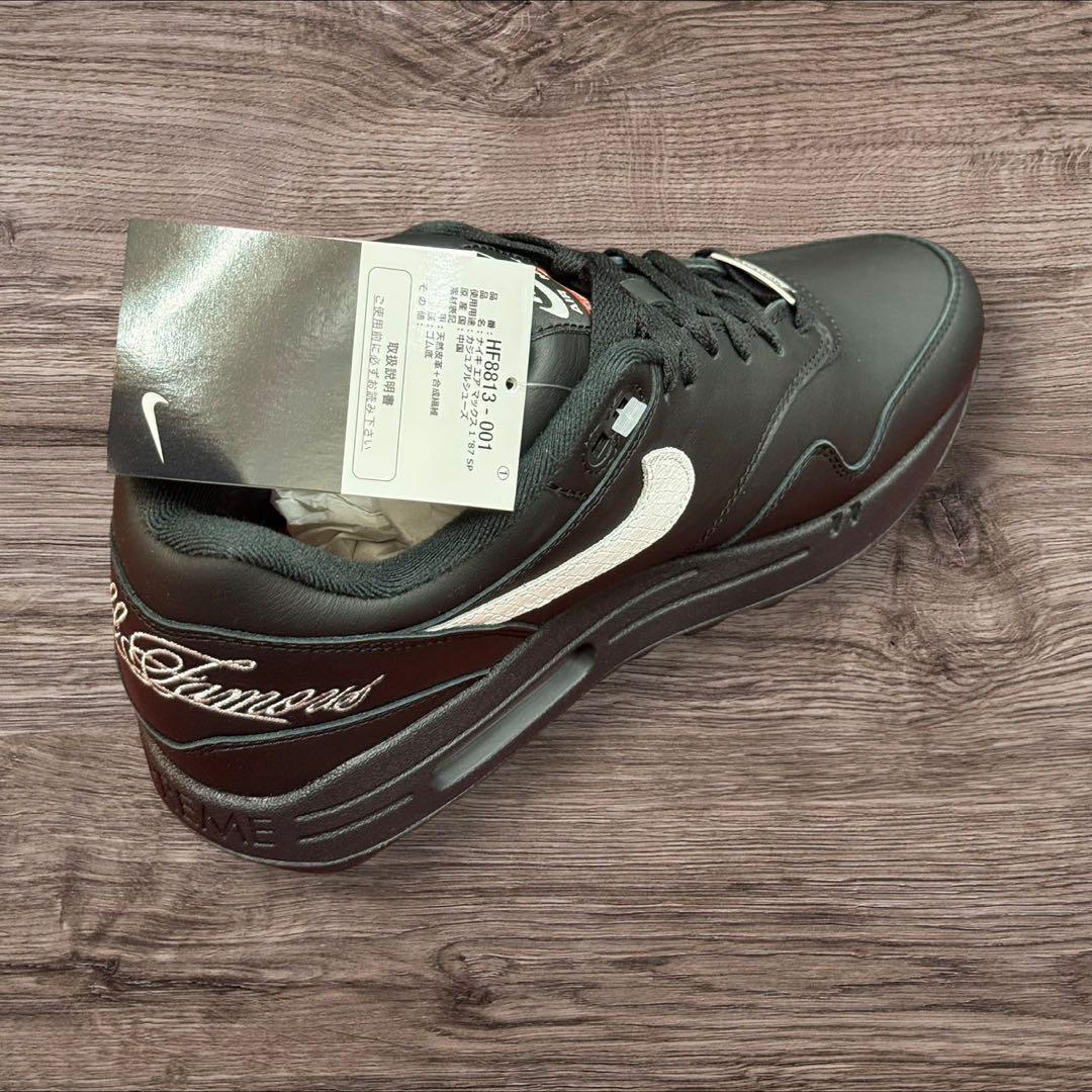 49O Supreme × Nike Air Max 1 '87 SP 黒