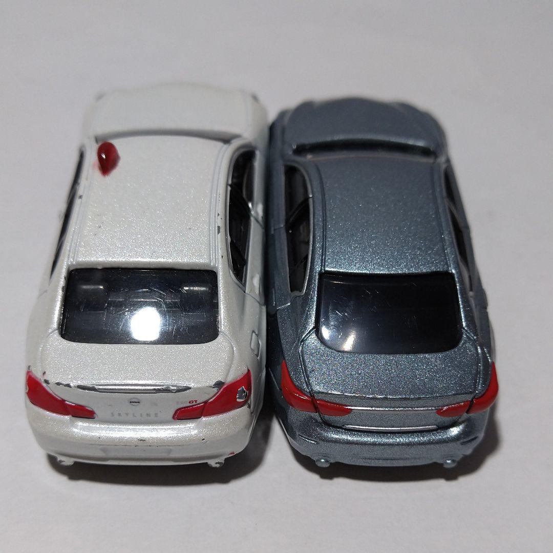 トミカ 日産 スカイライン(2013) 覆面パトカー(2007) 2台セット