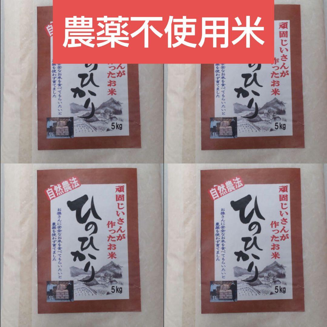 兵庫県産ヒノヒカリ白米５㎏×４袋（令和５年産）