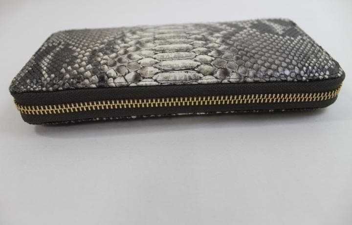 パイソン 財布 長財布 本革 ラウンド 艶有り ナチュラル ダイヤモンドパイソン パイソン 財布 長財布 本革 ラウンド 艶有り ナチュラル ダイヤモンドパイソン