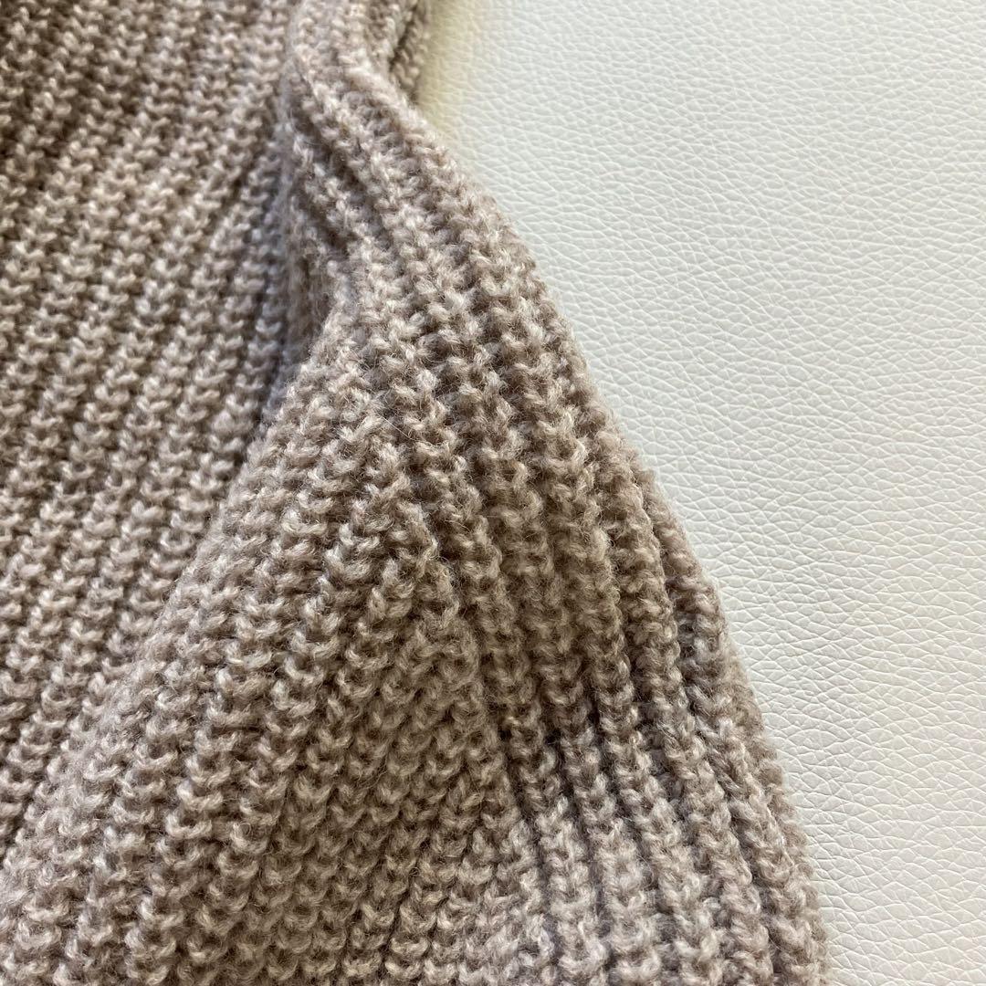 美品　五明祐子さんコラボ　TWEEDMILL ツイードミル　ニットポンチョ