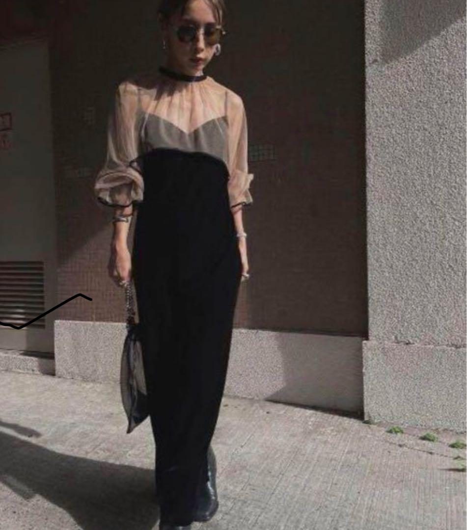 スーツ・フォーマル・ドレス ameri vintage MANY WAY AIRY VEIL DRESS S