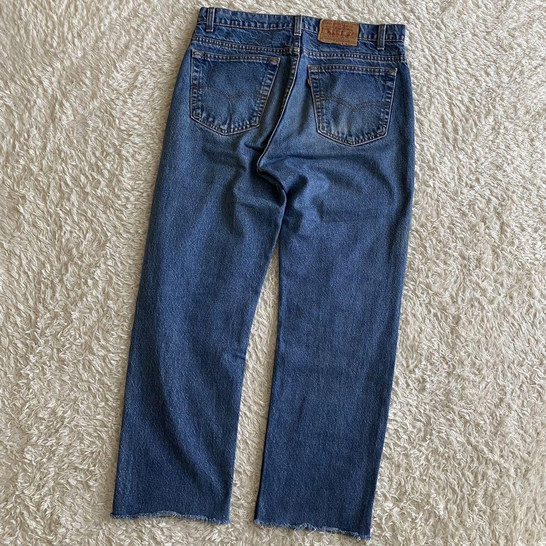 つ*ん様 Levi's 505 赤文字 W34 USA製 90s リーバイス 赤文字505 USA製 ナイロンフットボタン デニム W34
