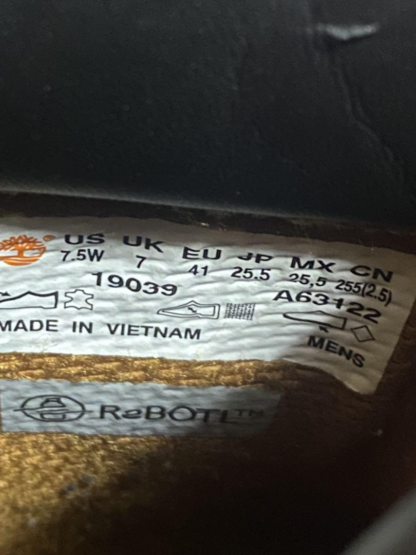 ティンバーランド　ブーツ　黒　２５.5㎝