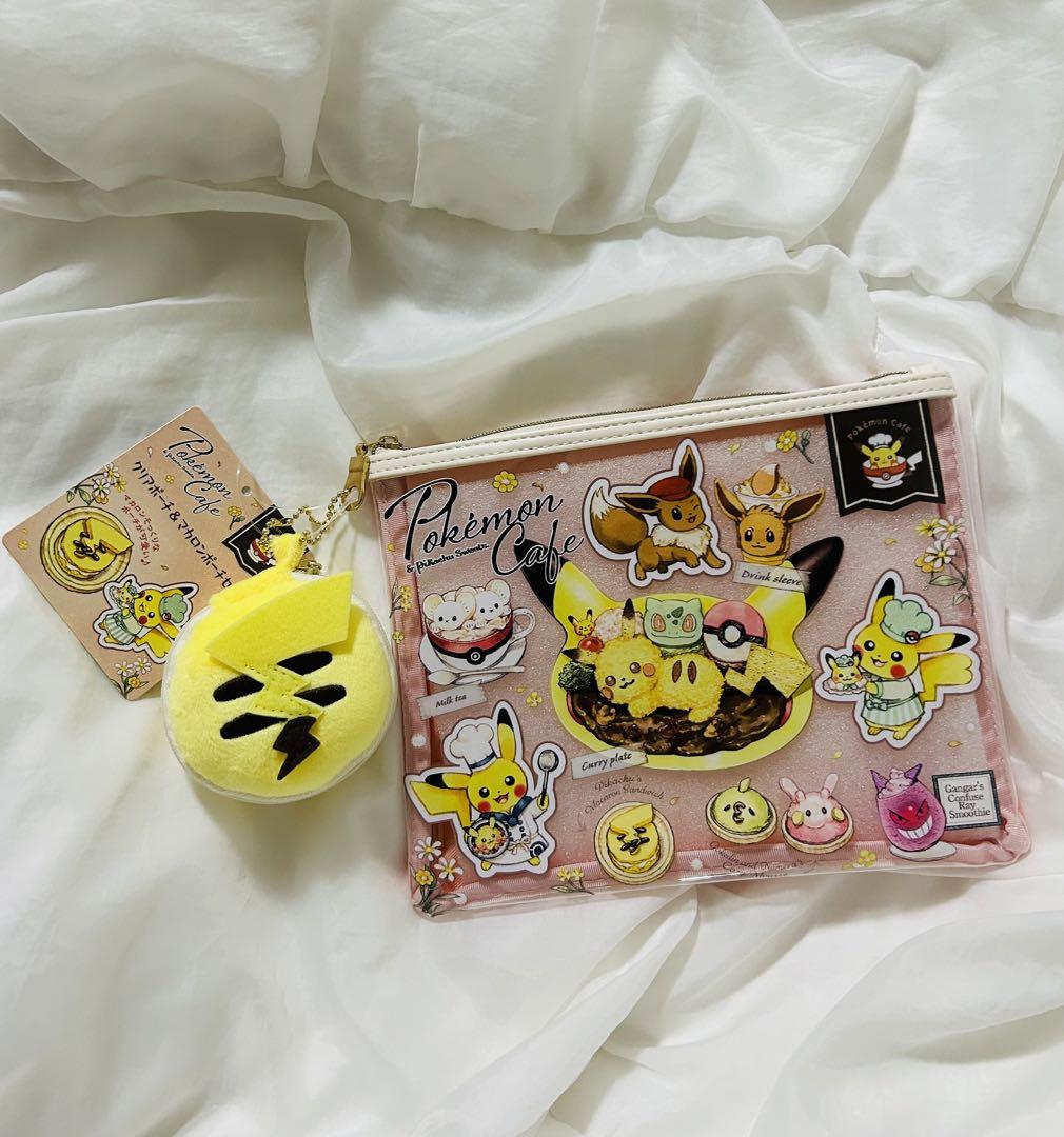 ポケモンカフェ ポーチ ピカチュウ付き - メルカリ