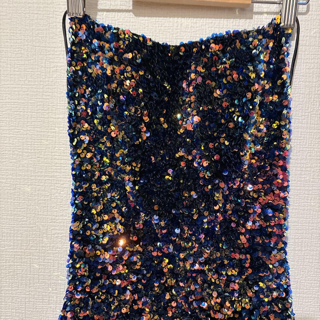 VIENNA PROM スパンコールミニドレス パーティー VIENNA PROM スパンコールミニドレス パーティー