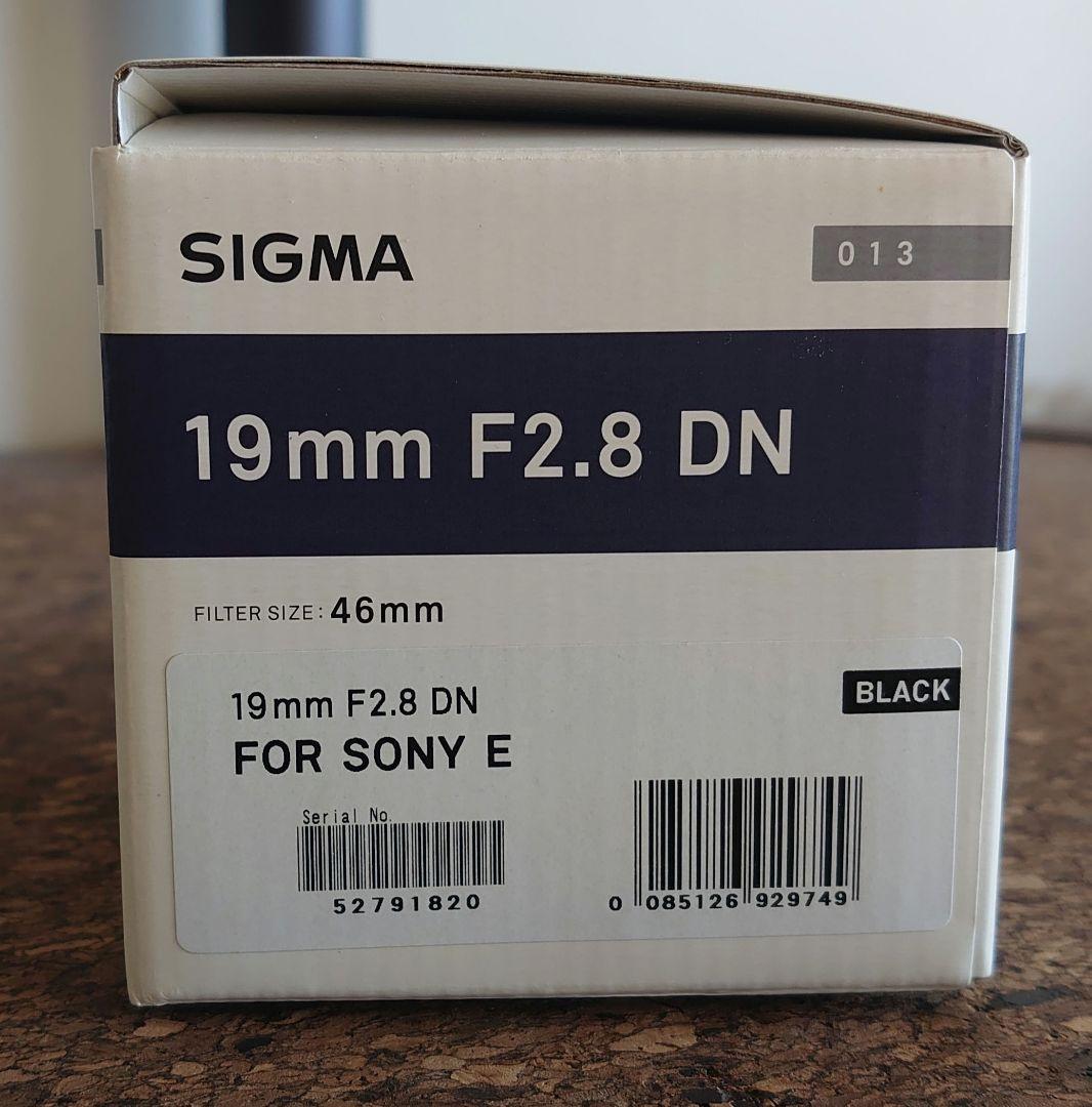 数量限定】 SIGMA F2.8 ソニーEマウント ブラック 19mm その他 - www