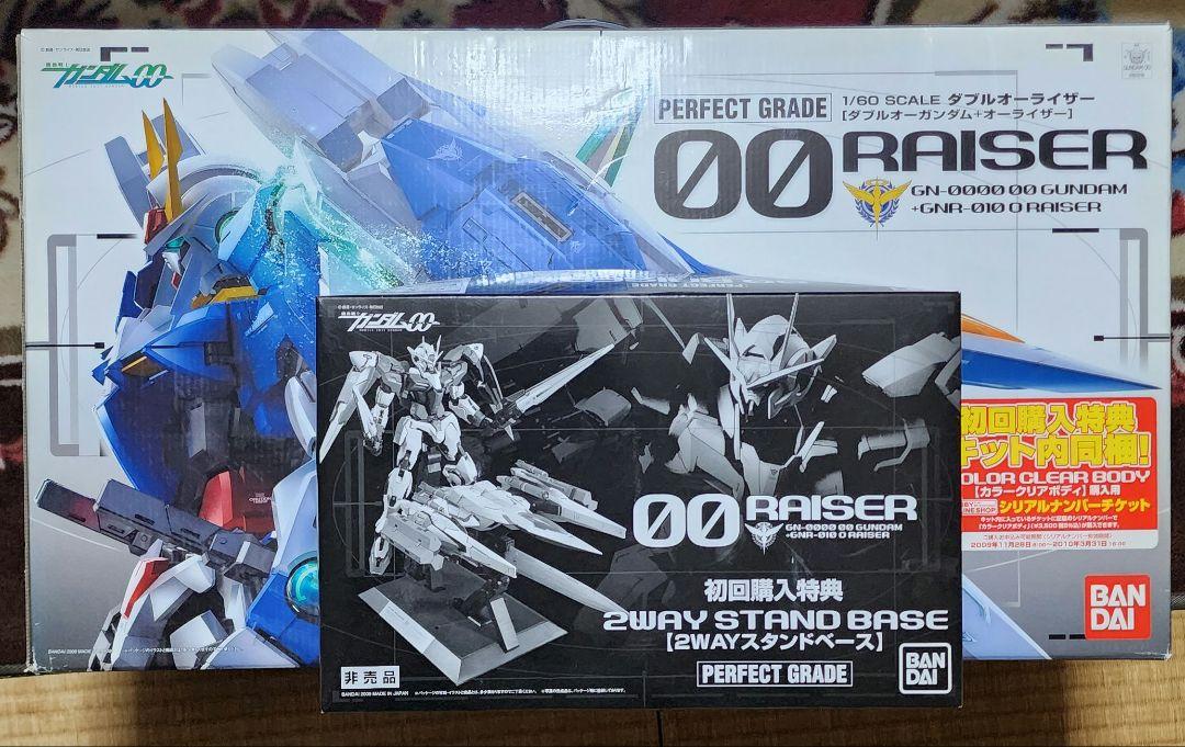 PG 1/60 ダブルオーライザー 初回特典スタンド付き 未組立