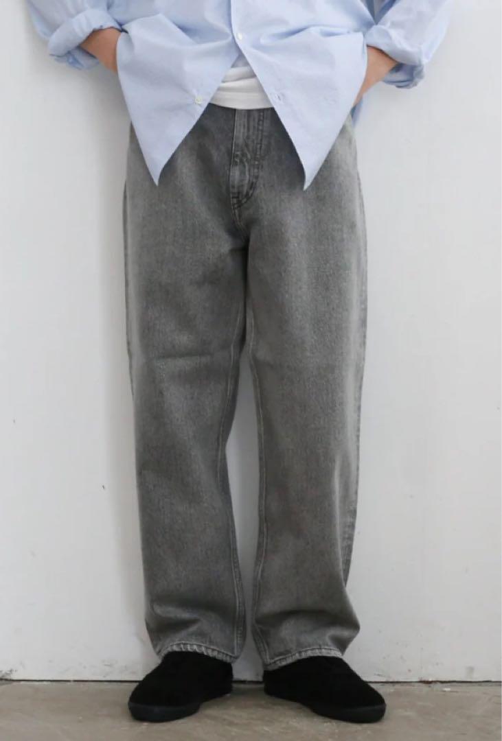 イレーヴ　YLÈVE 13.5oz DENIM BAGGY FADE サイズ3