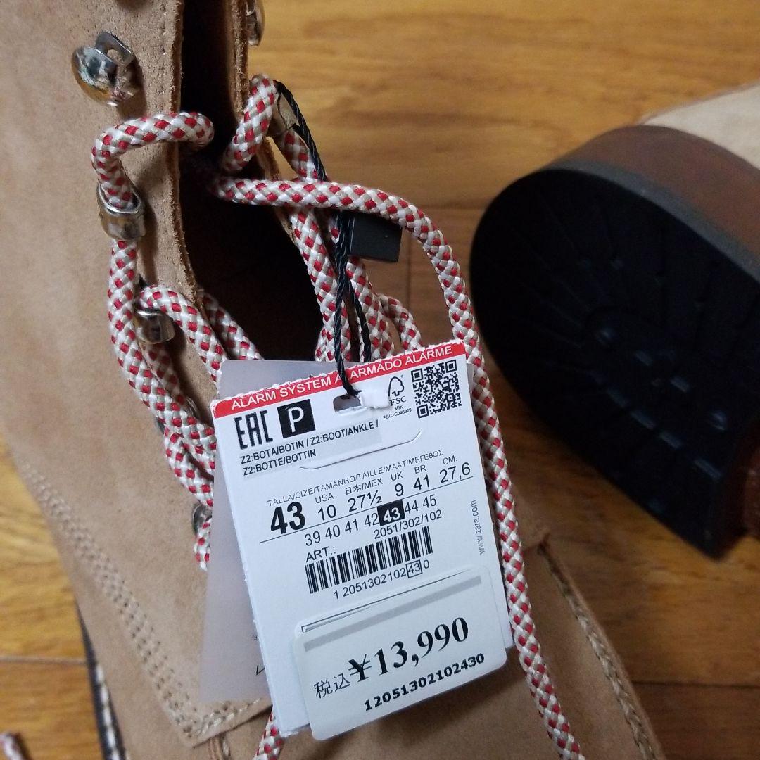 カテゴリー⒠ 新品 ブーツ 27.5cm TtZRb-m43169577937 ZARA MENS ✕ブランド