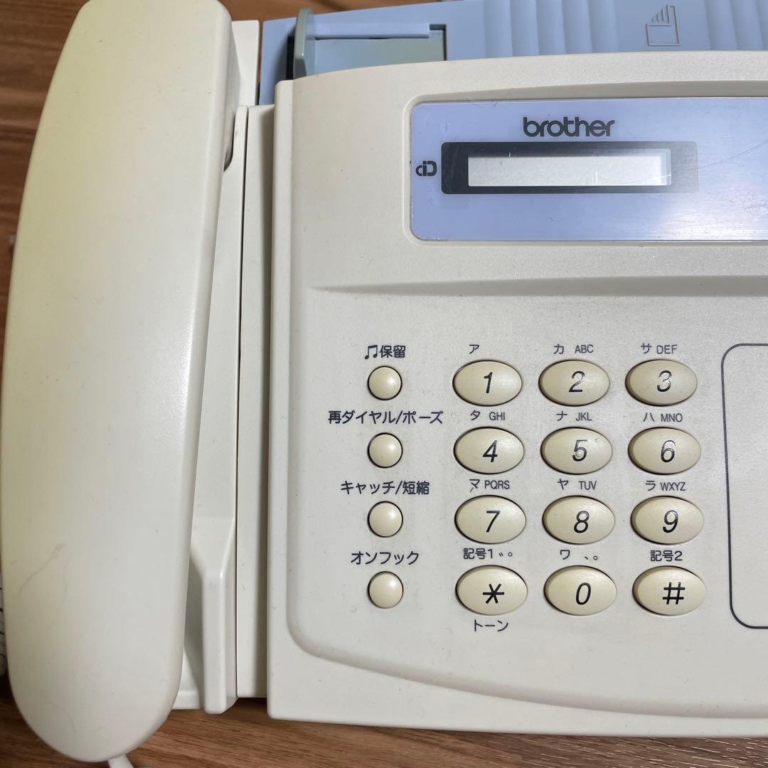 ブラザー ファクス電話機　　FAX 210　 感熱ロール紙 付き　　ロール紙オートカッター　　中古 ブラザー感熱紙対応ファクシミリ FAX-210 Brother