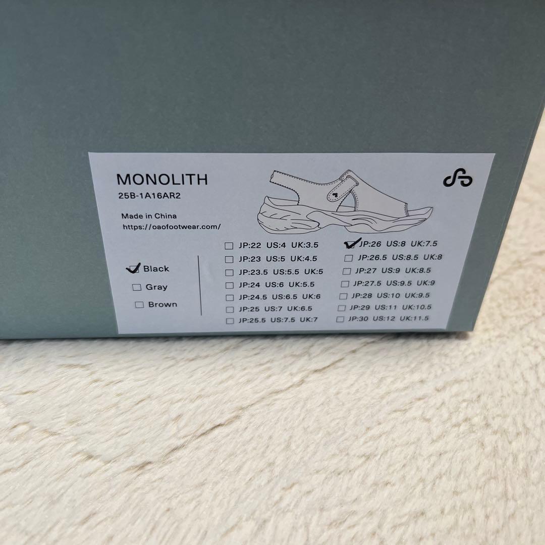 OAO MONOLITH (Black) 26cm OAO MONOLITH (Black) 26cm