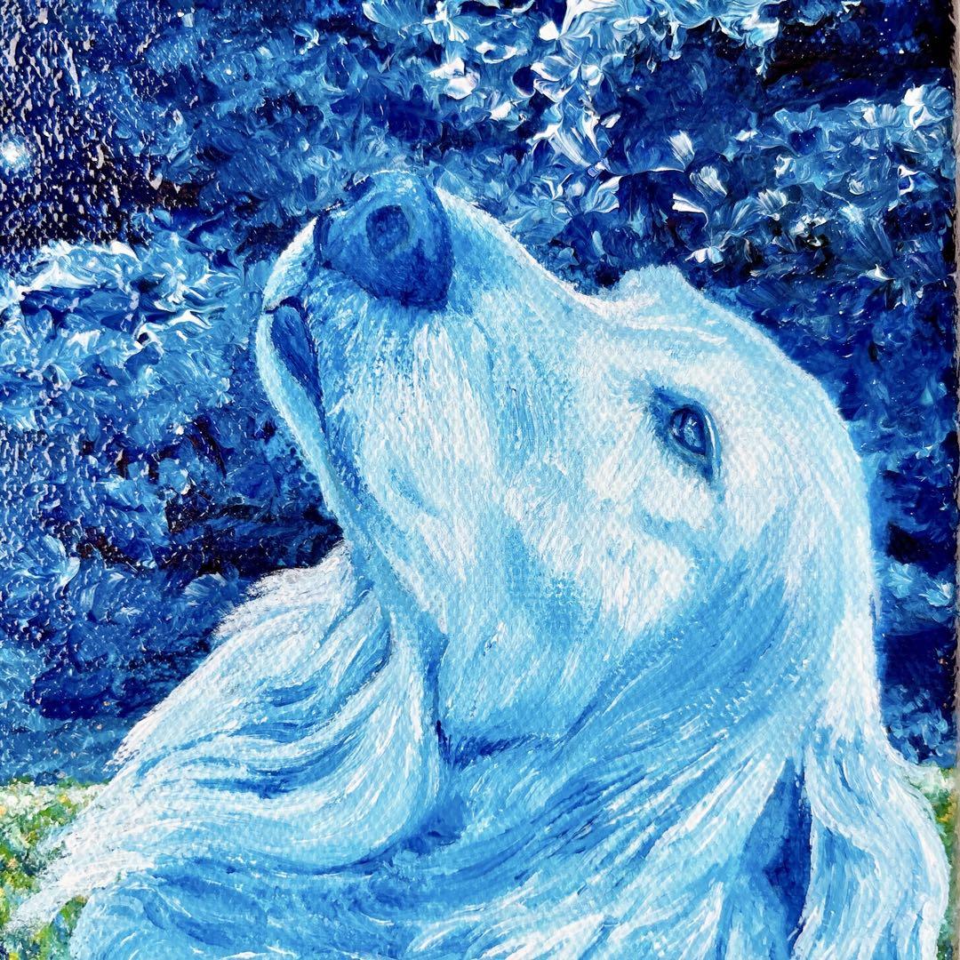 ピロリン ペット似顔絵オーダー 絵画 原画 ペット 犬 猫 動物