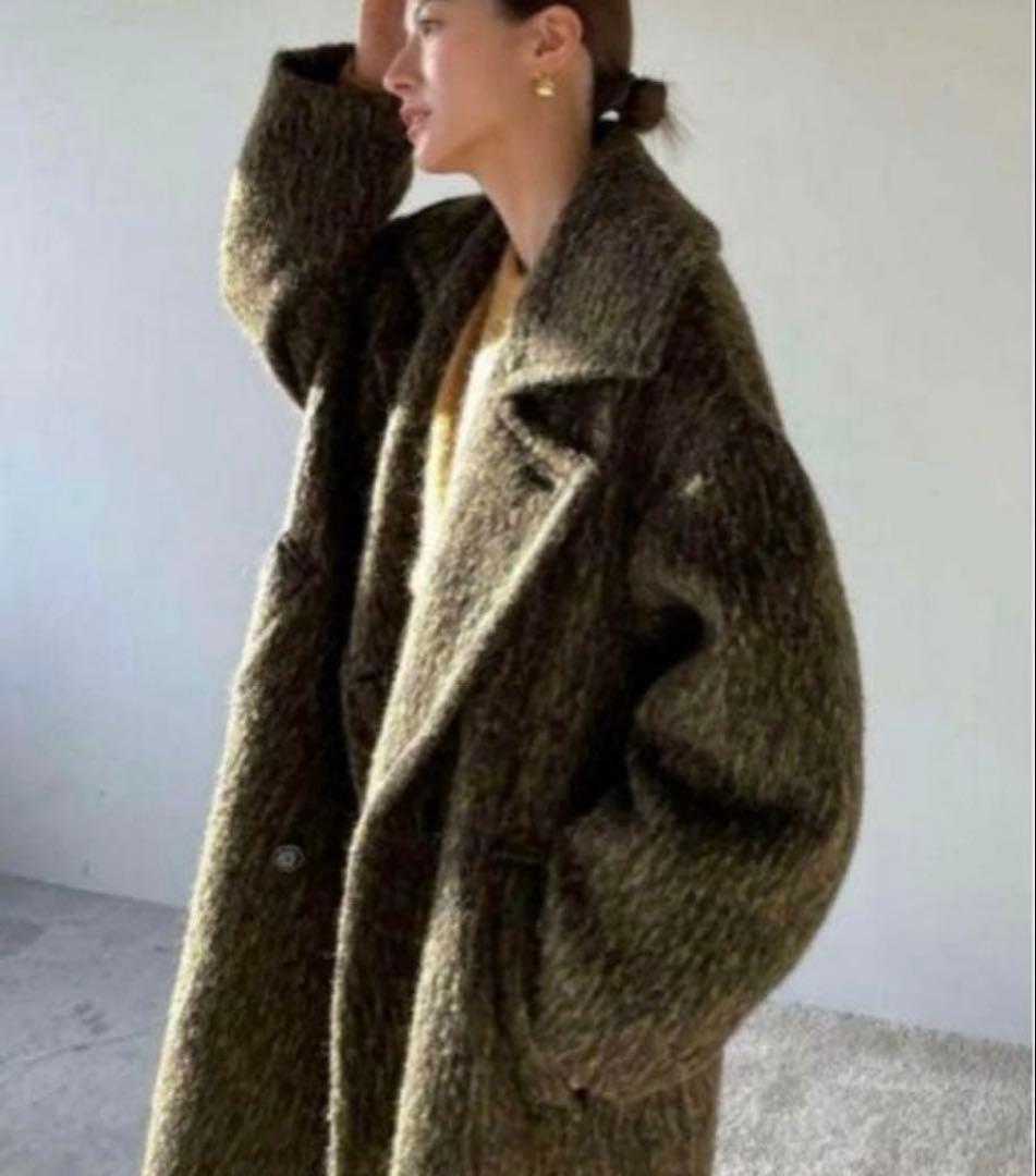 CLANE MIX SHAGGY LADY COAT サイズ2番 CLANE MIX SHAGGY LADY COAT サイズ2番