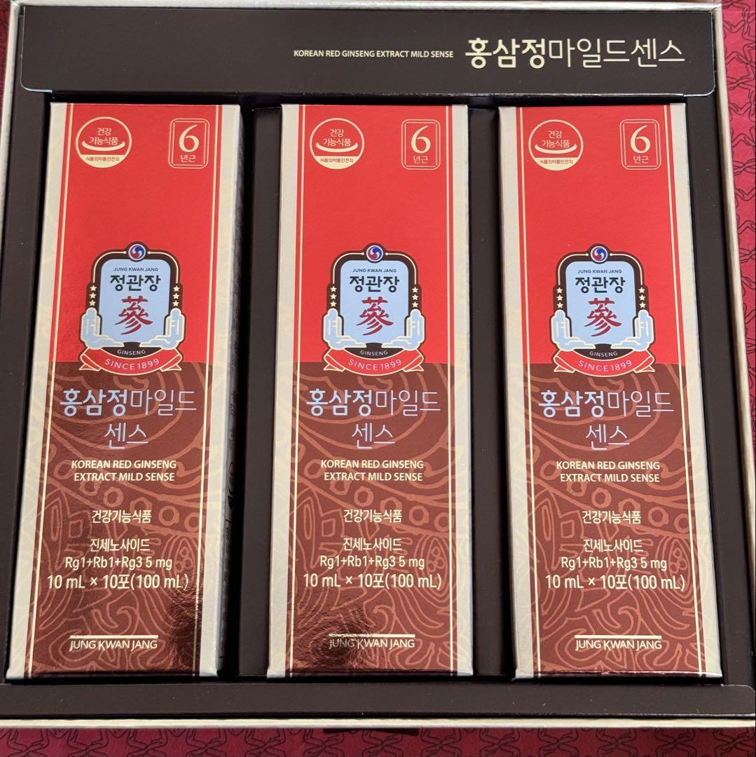 正官庄 6年根高麗人参 紅参精エブリタイム マイルドセンス 10ml×30包