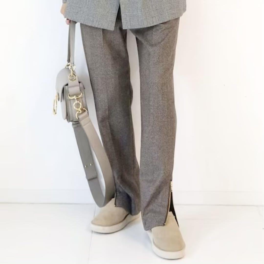 Deuxieme Classe スリットテーパードパンツ Deuxieme Classe（ドゥーズィエムクラス）の「追加 スリット