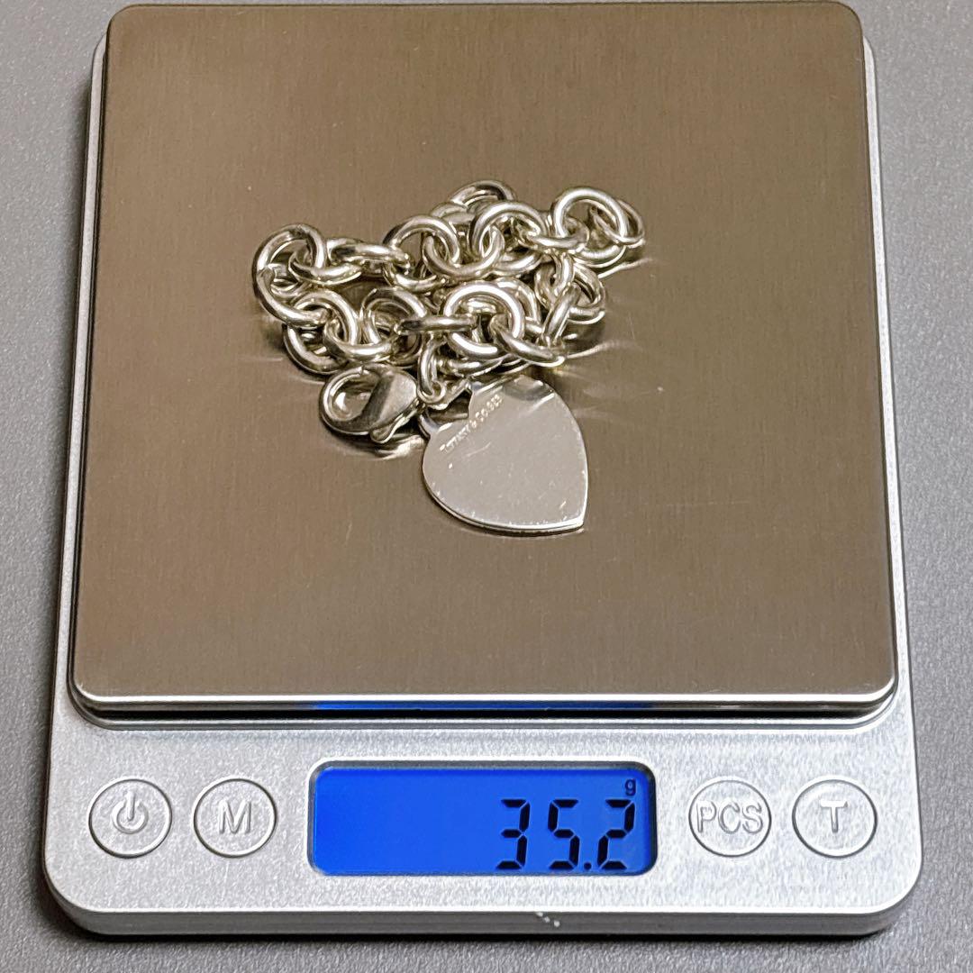 【美品】Tiffany ティファニー ハートタグ ブレスレット シルバー925