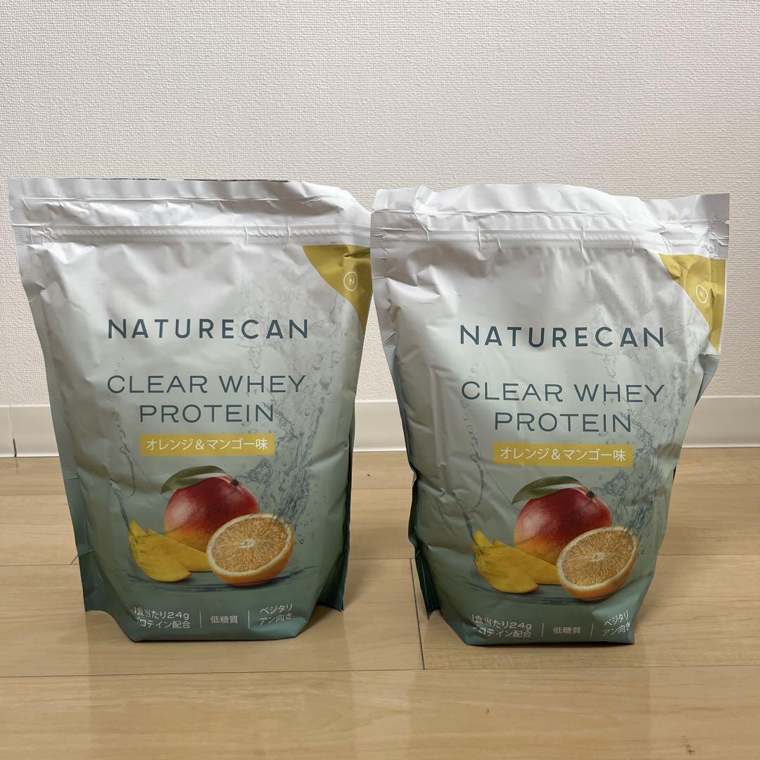 NATURECAN クリアホエイ オレンジ＆マンゴー味 2袋セット