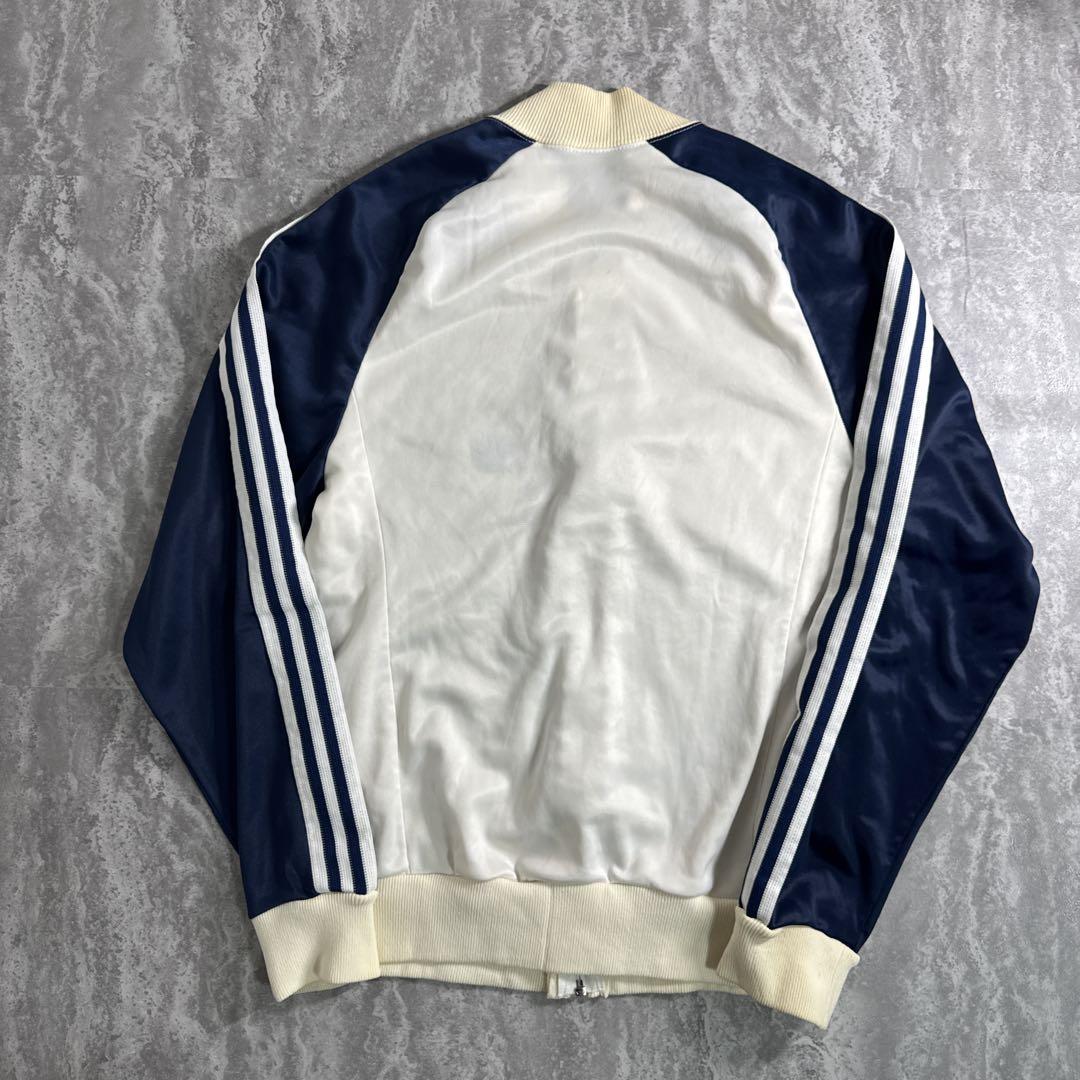 adidas 80sトラックジャケット ATP ジャージ ネイビー ホワイト