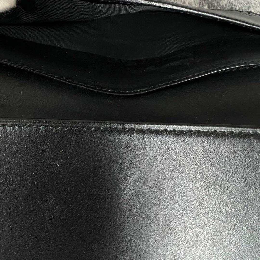GUCCI GG柄×レザー 長財布 グッチプレート