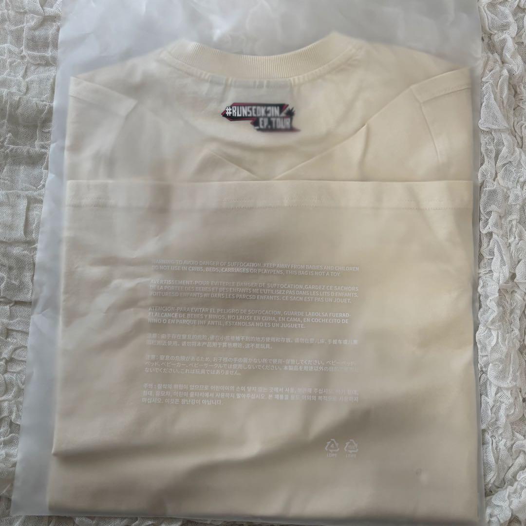【新品未開封】公式品　RUNSEOKJIN ジン 顔　Tシャツ S サイズ