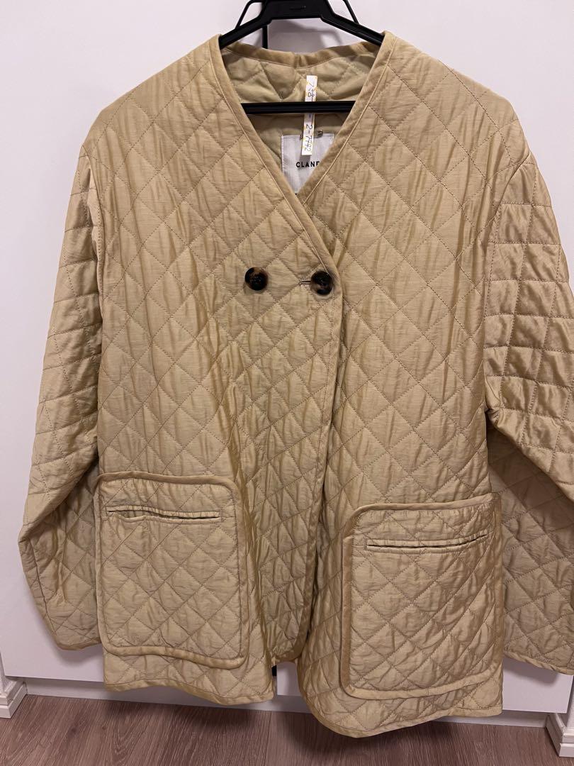 ジャケット・アウター CLANE QUILTING NO COLLAR JACKET