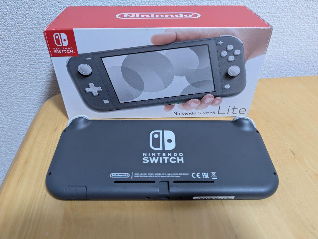 Switch lite ジャンク　グレー　箱付き Switch lite ジャンク グレー 箱付き