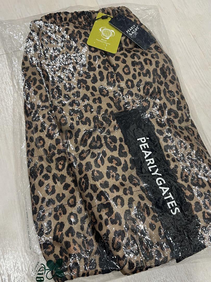 【新品未使用】パーリーゲイツ ヒョウ柄 レオパード レッグウォーマー レディース
