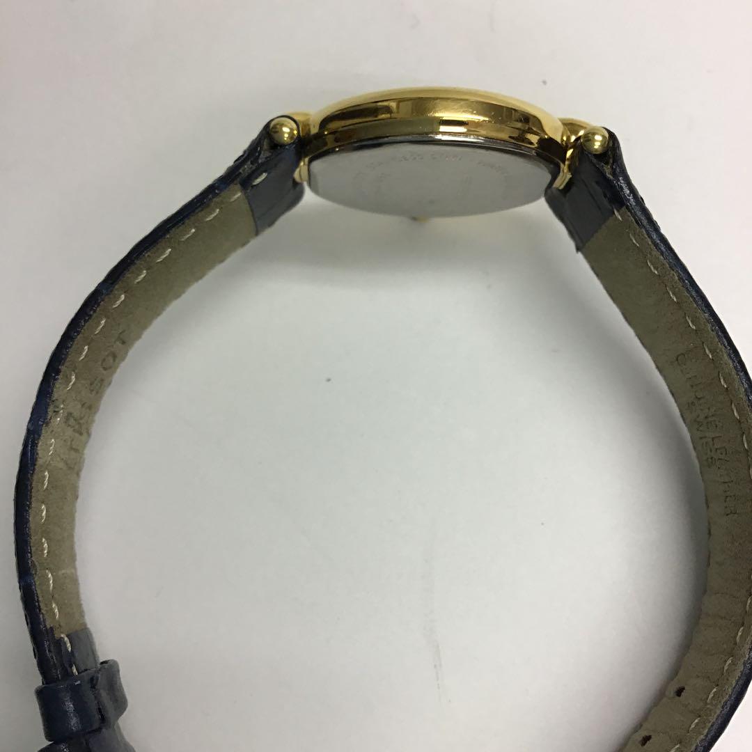‼️TISSOT ティソ‼️レディースシェル文字盤クォーツ腕時計 ゴールド スイス製