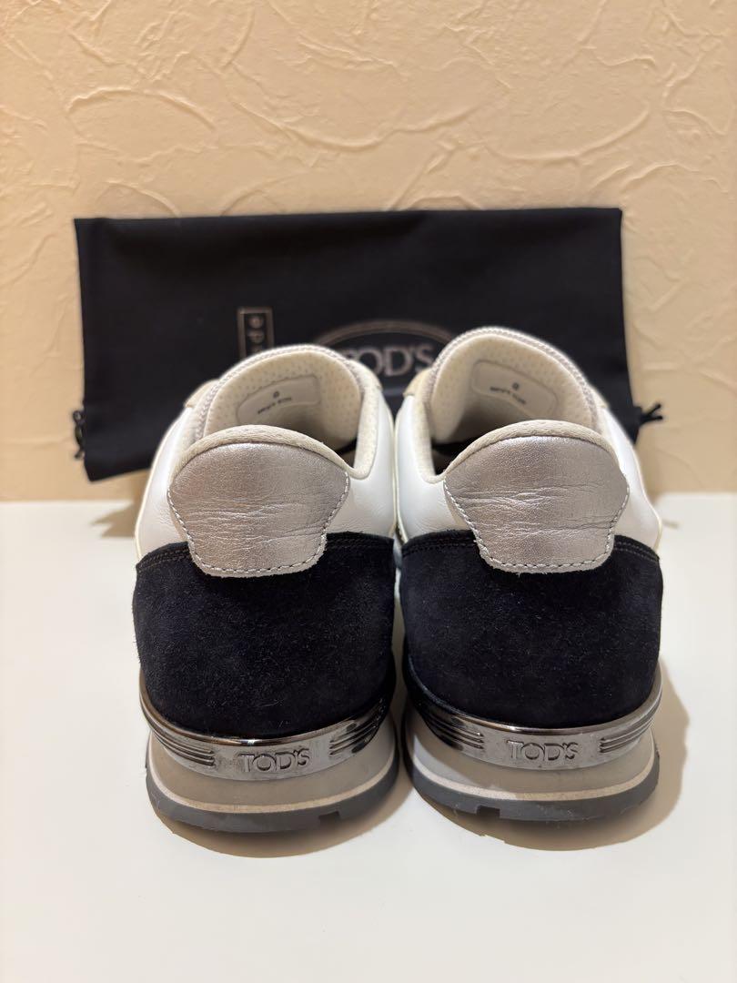 【TOD'S】バイカラー ラメ加工 スニーカー ＊送料/関税込み org.jpg