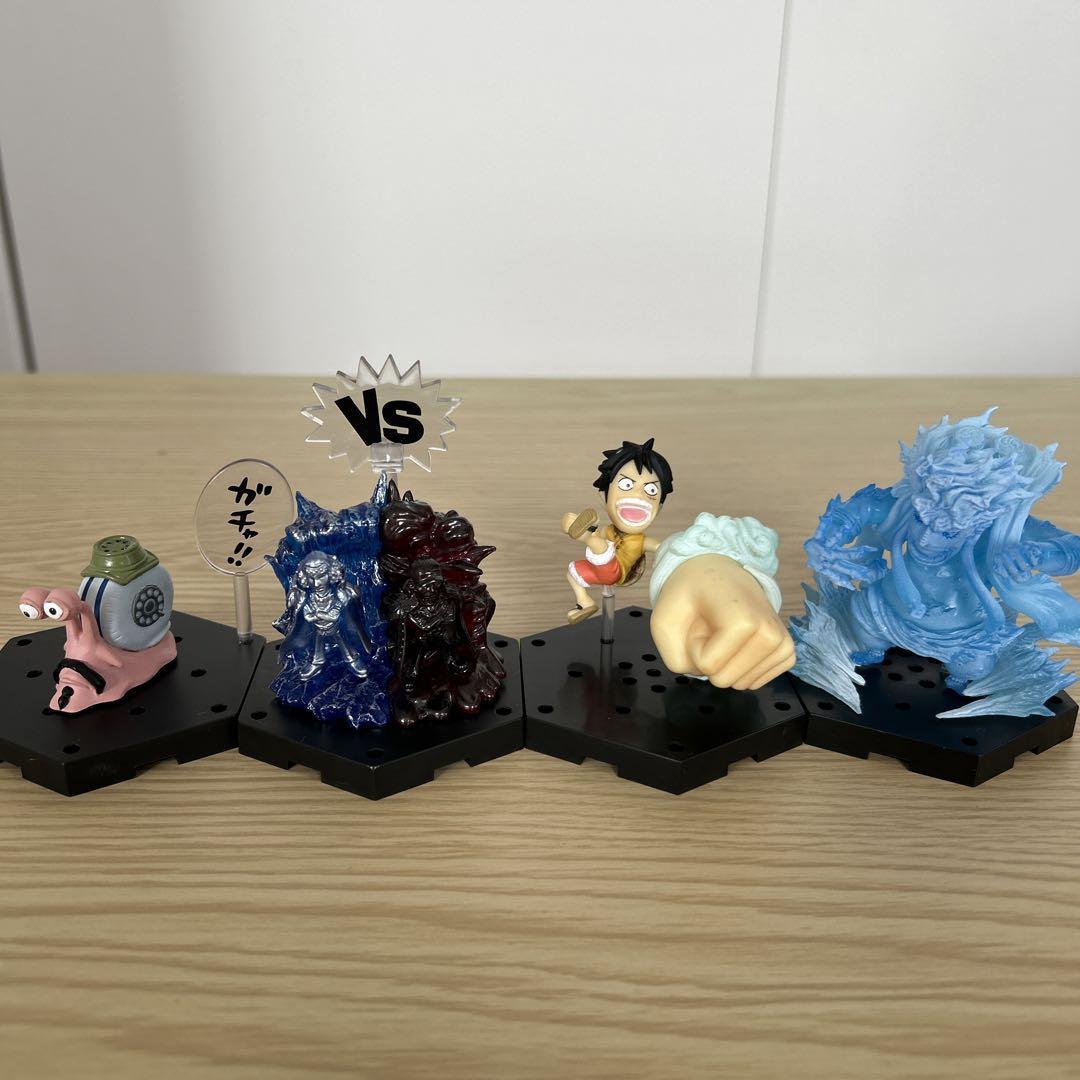 【在庫限り】 4体セット 貴重】ワンピース一番くじ 電伝虫 ルフィ 赤犬&青キジ コミック・アニメ