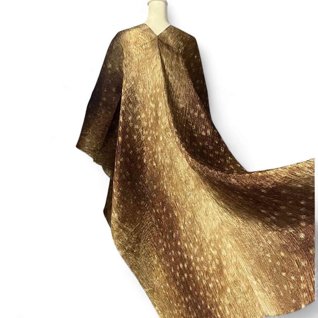 PLEATS PLEASE deer pattern KIMONO dress PLEATS PLEASE deer pattern KIMONO dress