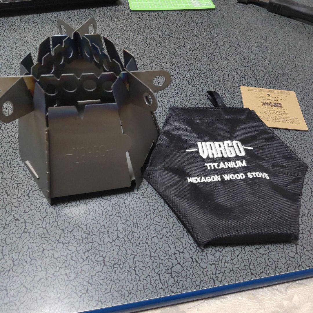 VARGO バーゴ チタニウムヘキサゴンウッドストーブ チタン五徳付き