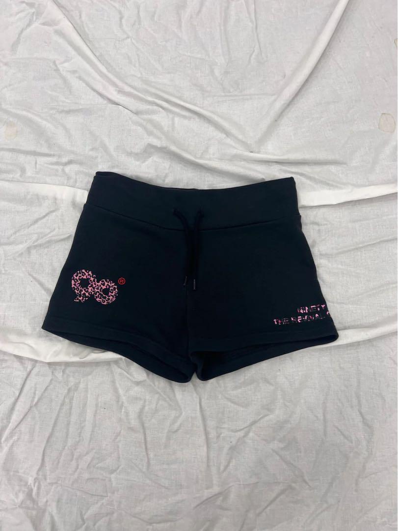 ブラック　9090 girl 90 Logo Girl Micro Shorts
