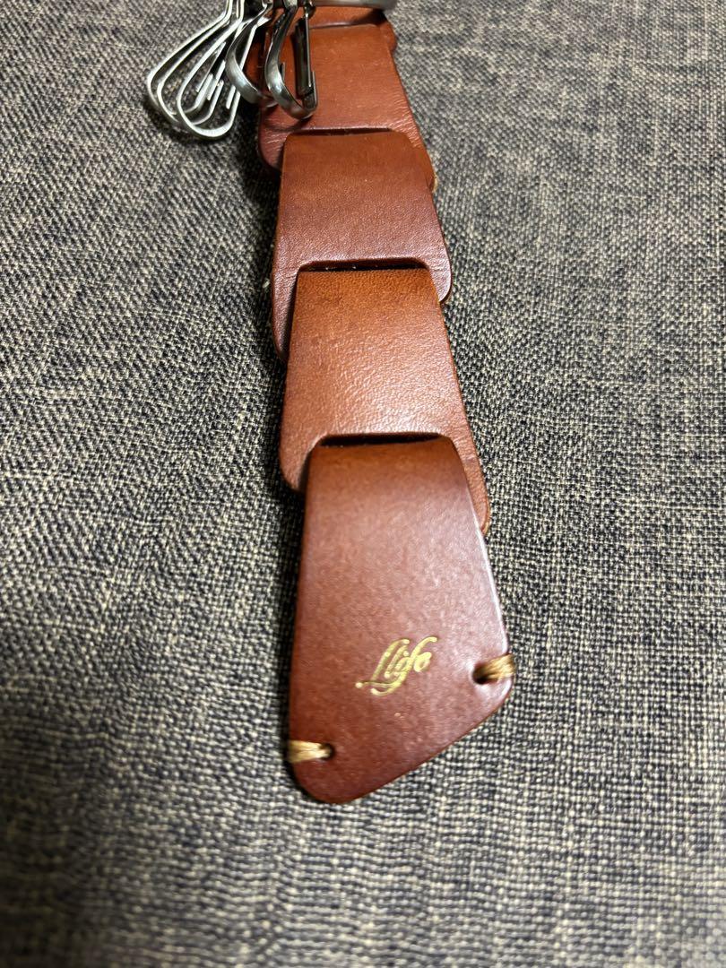 【完売品】Llife LEATHER KEY CHAIN SIENNA