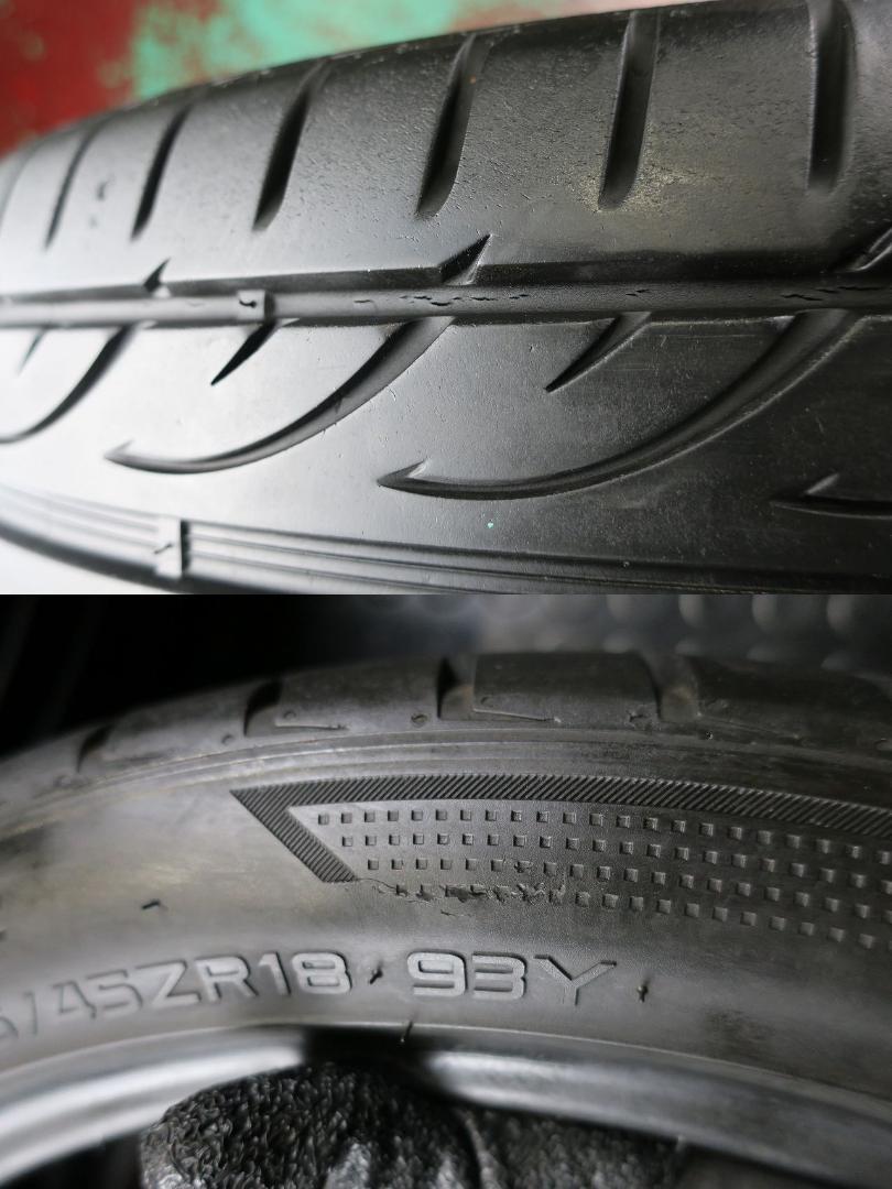 極上8~9分山 215/45R18 ハンコック ベンタス V12 evo2 2本