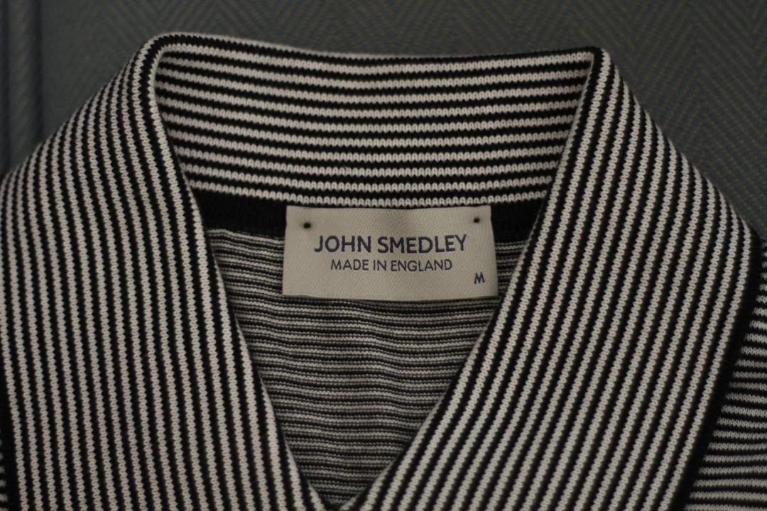 【極美品】JOHN SMEDLEY マイクロボーダー ポロシャツ KYSON M
