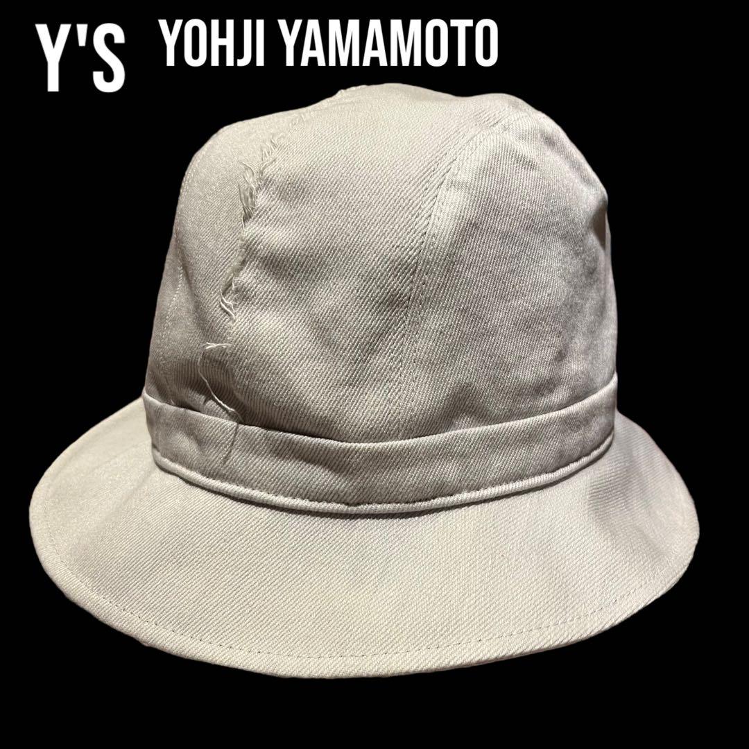 希少✨ Y's Yohji Yamamoto カットオフ ハット ホワイト