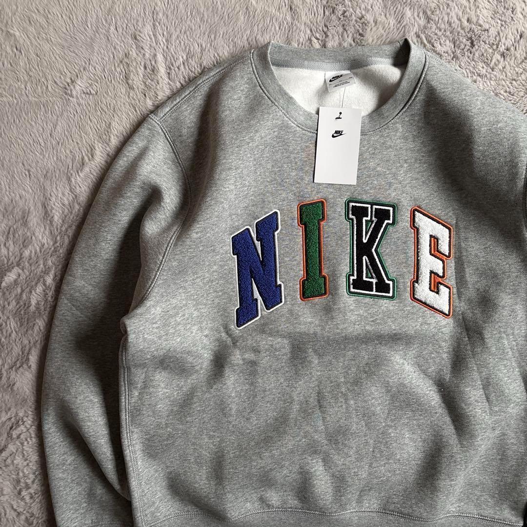 新品 ナイキ NIKE アーチロゴ セットアップ グレー L XL