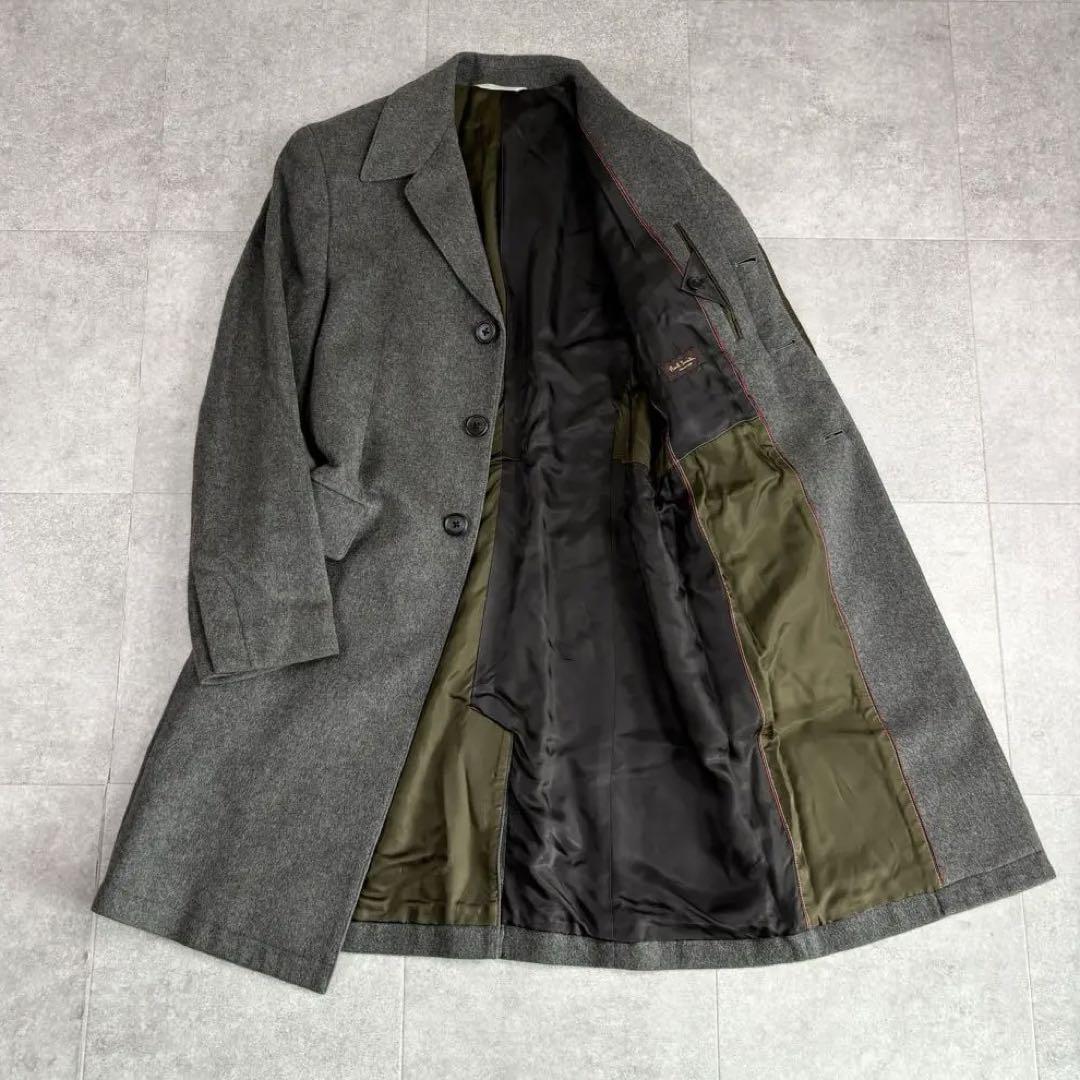 Paul Smith チェスターコート ロング カシミヤ混 グレー Lサイズ