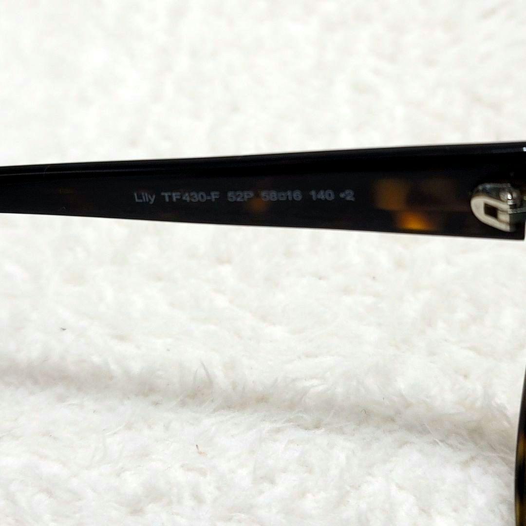 TOM FORD サングラス TF430F べっ甲柄 ブラウン 付属品付き