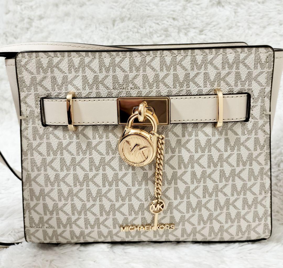 マイケルコース ショルダーバッグ MKロゴ ゴールド金具 鍵