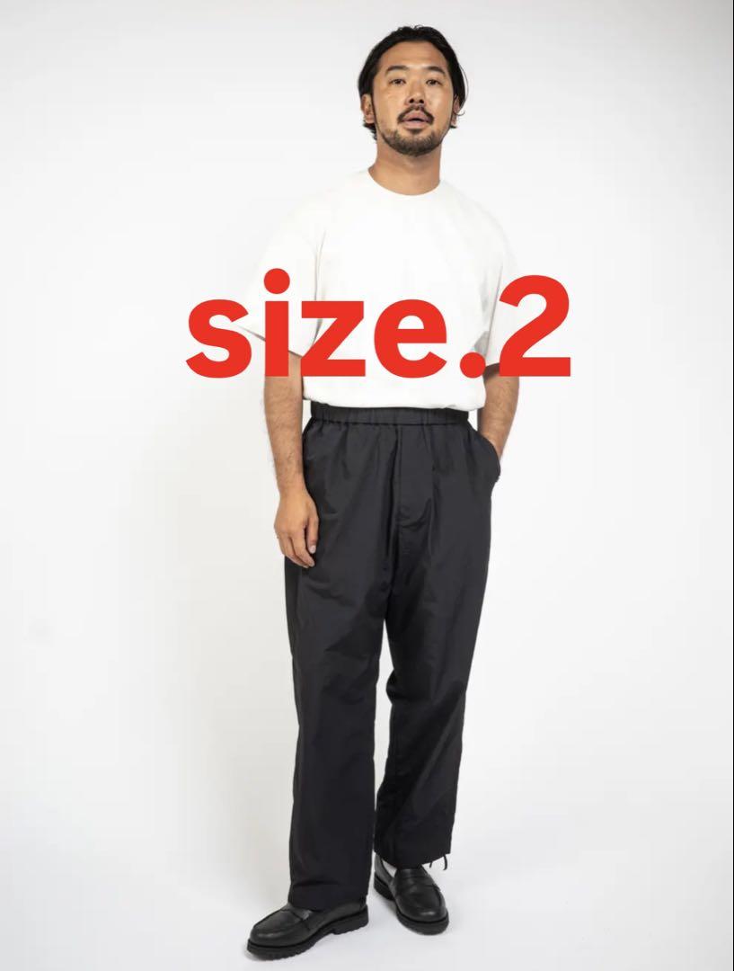 春先取りの KAJA WATER REPELLENT NYLON WIDE PANTS - メルカリ パンツ