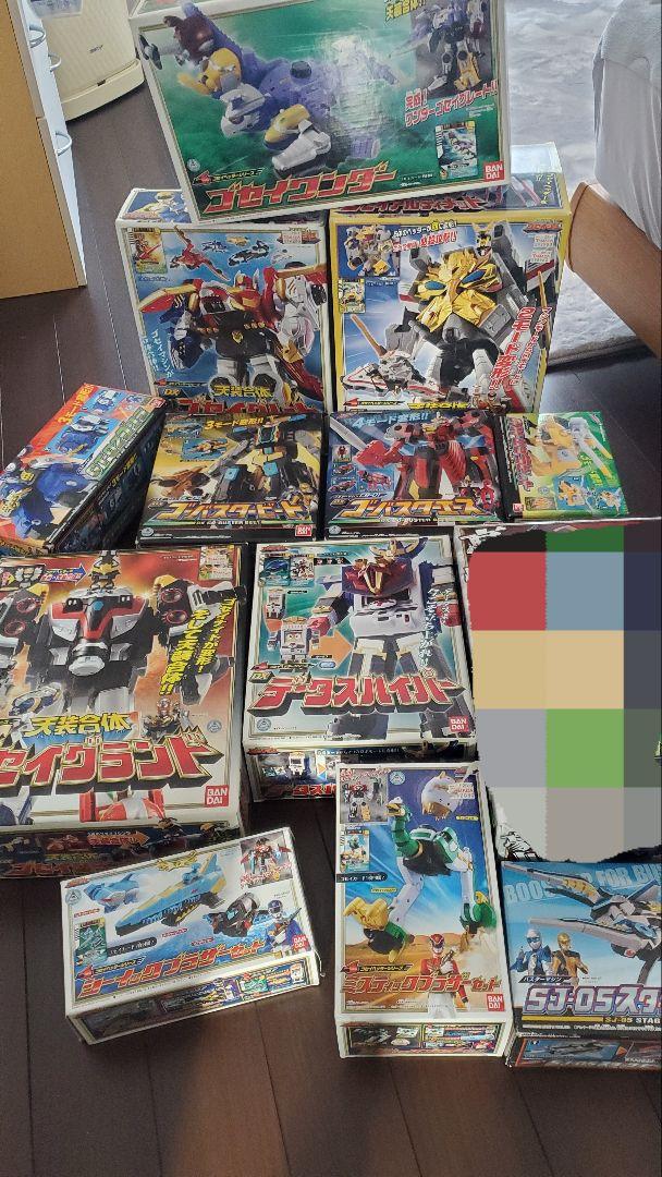 戦隊ヒーロー玩具セット　ゴセイジャー