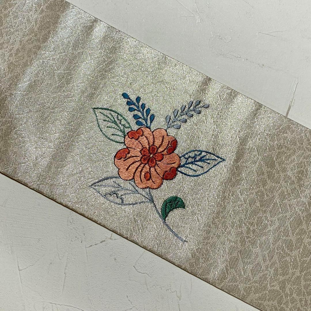 名古屋帯 花柄