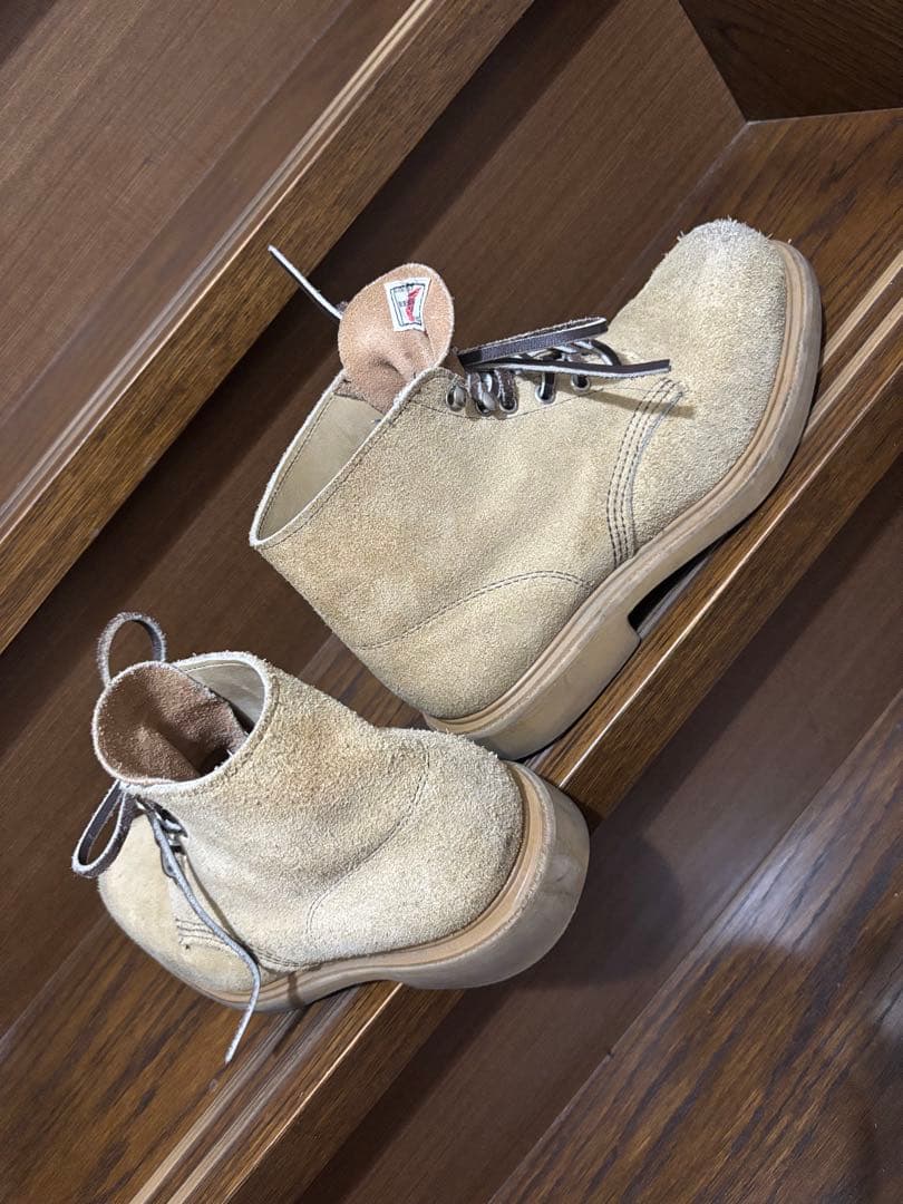 RED WINGレッドウイング スエードワークブーツ8DスーパーソールUSED RED WINGレッドウイング スエードワークブーツ8DスーパーソールUSED