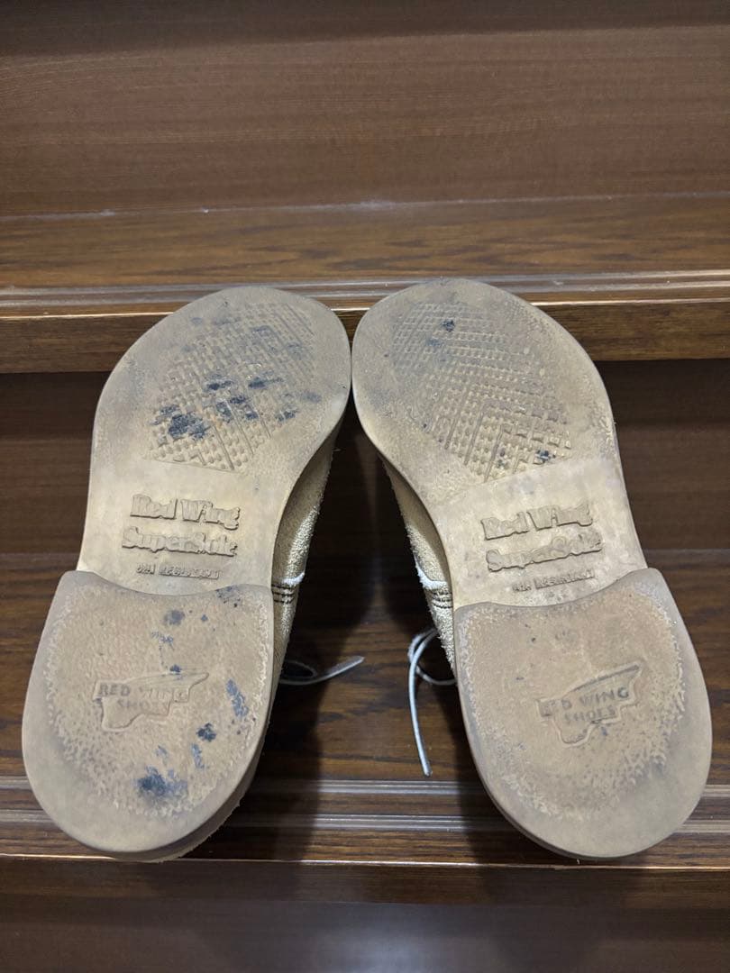 RED WINGレッドウイング スエードワークブーツ8DスーパーソールUSED RED WINGレッドウイング スエードワークブーツ8DスーパーソールUSED