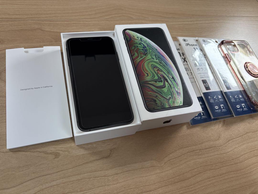 【美品】Apple iPhone XS Max 本体【フィルター&ケースおまけ】