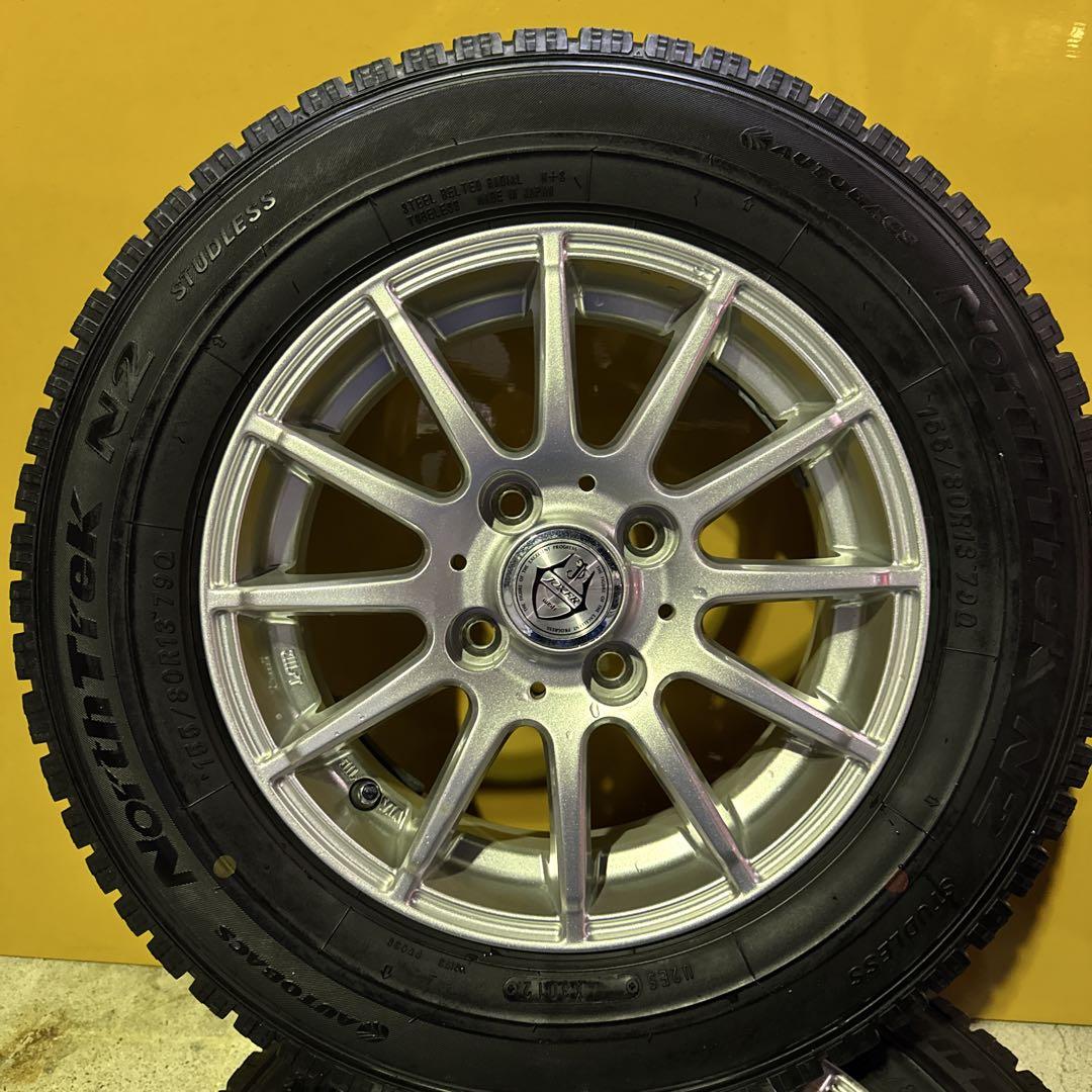 155/80R13 スタッドレス　アルミホイール　13インチ　4本